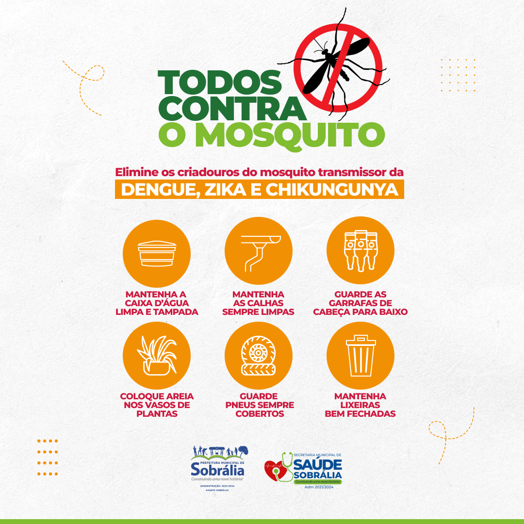 Prefeitura De Sobr Lia Alerta Sobre Cuidados Contra O Mosquito Da Dengue Prefeitura Municipal